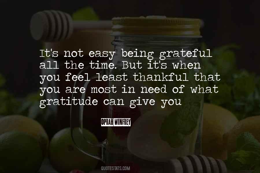 Quotes About Being Grateful #1141274