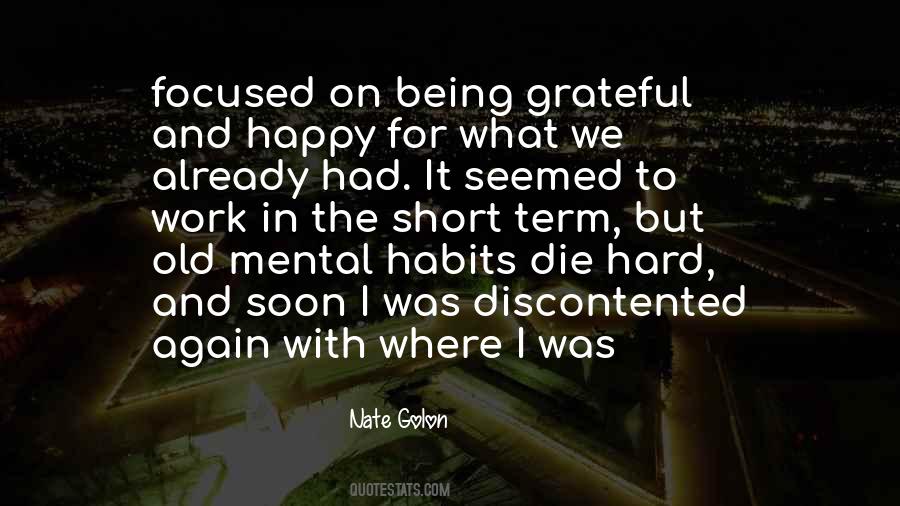 Quotes About Being Grateful #1302350