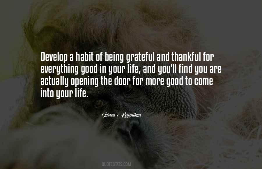 Quotes About Being Grateful #1662592