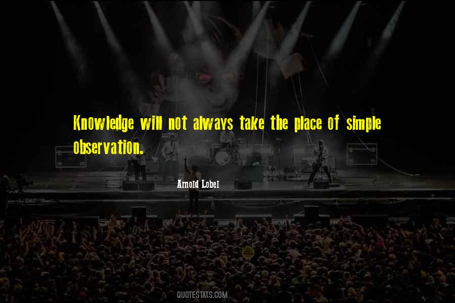 Quotes About Observation #1327915