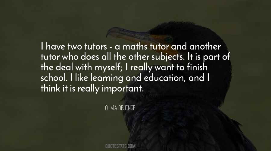 Quotes About Tutors #1419583