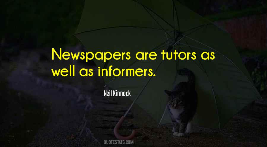 Quotes About Tutors #1445356