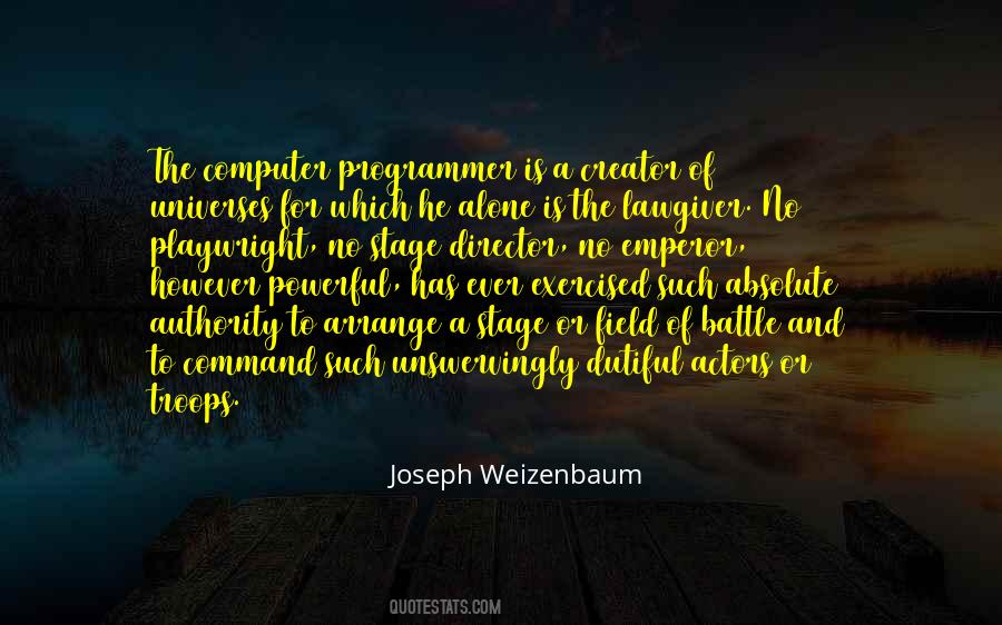 Quotes About Computer Programmer #1109464