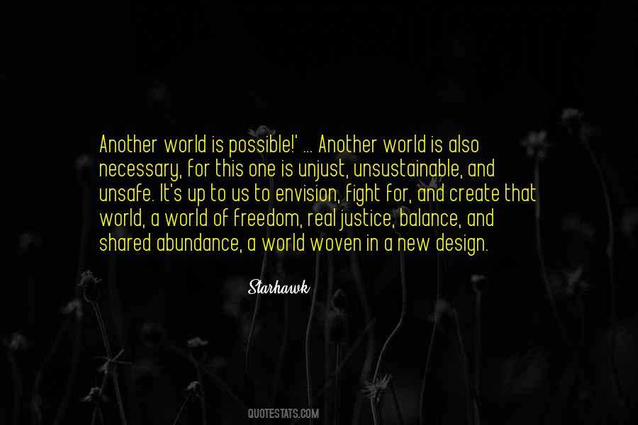 Create A New World Quotes #1215683