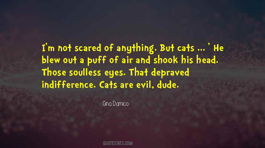 Quotes About Evil Cats #1148517