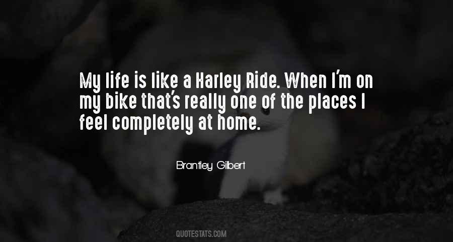 Harley Ride Quotes #1642676