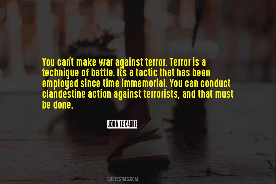 War Against Terror Quotes #1412489