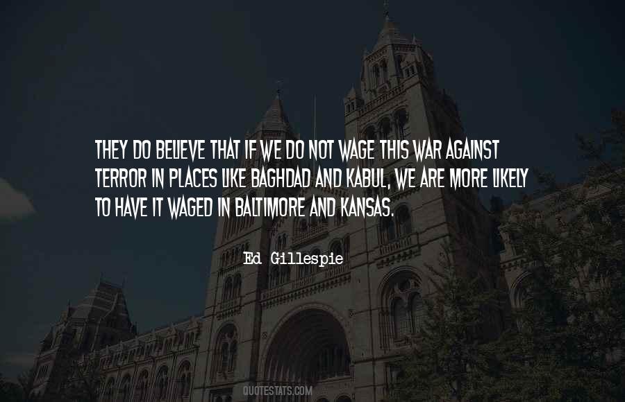 War Against Terror Quotes #183694