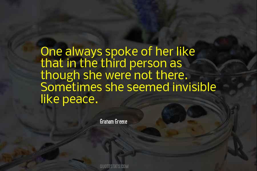 Quotes About Invisible Love #1129398