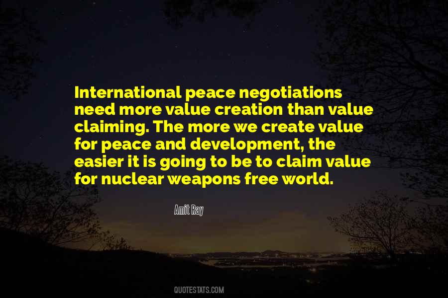 Peace Negotiations Quotes #1384178