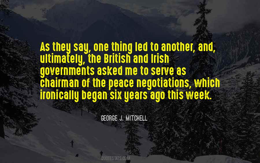 Peace Negotiations Quotes #584204