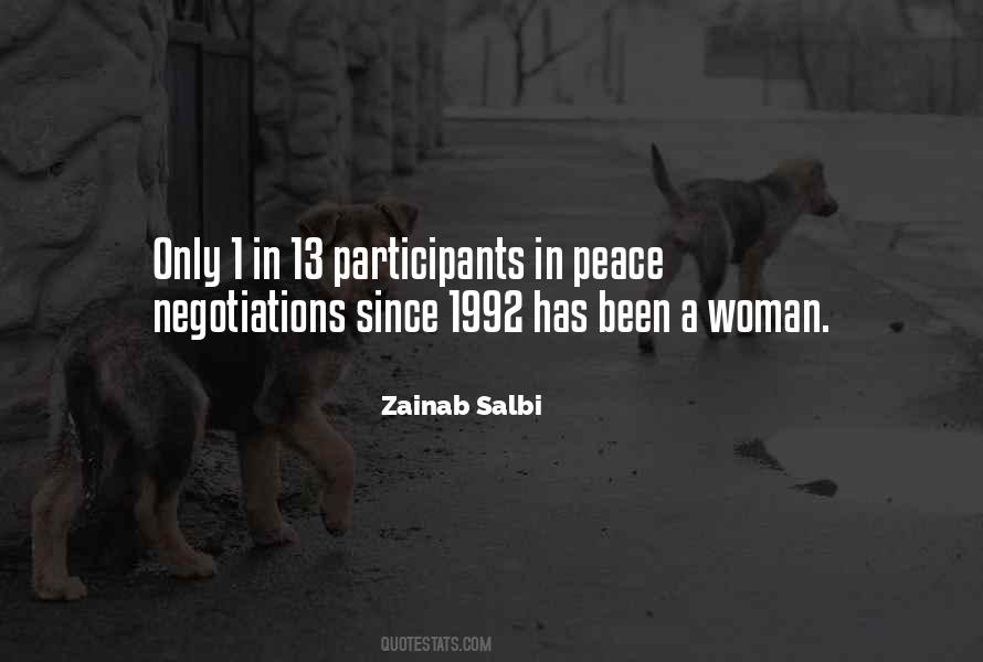 Peace Negotiations Quotes #672589
