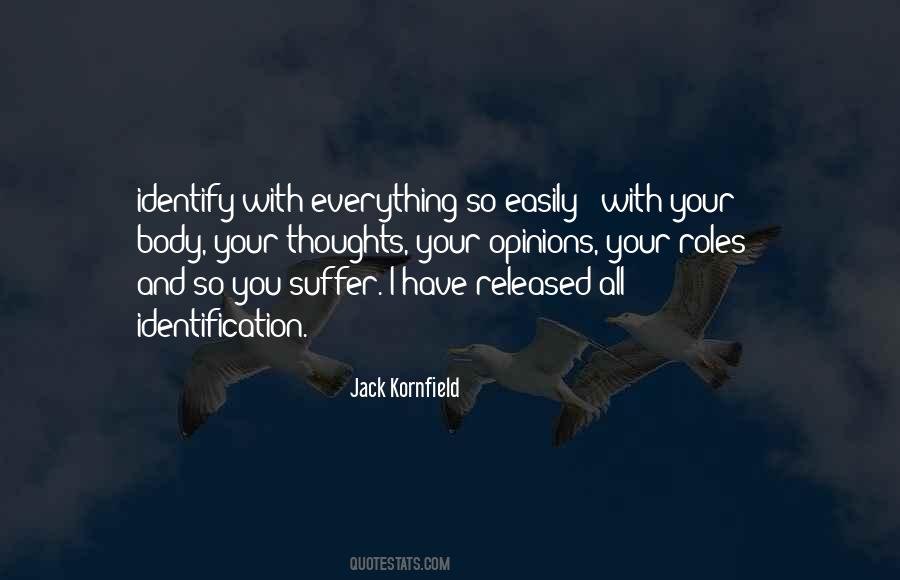 Thoughts Identification Quotes #301408