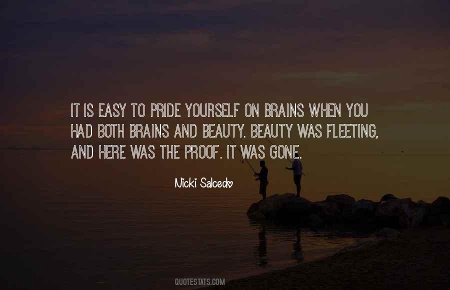 Brains Or Beauty Quotes #512688