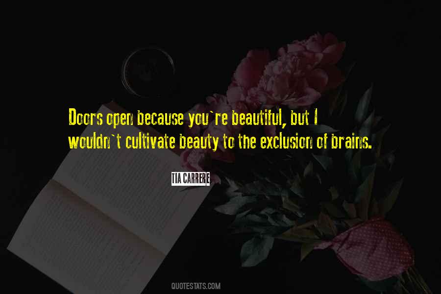 Brains Or Beauty Quotes #758871