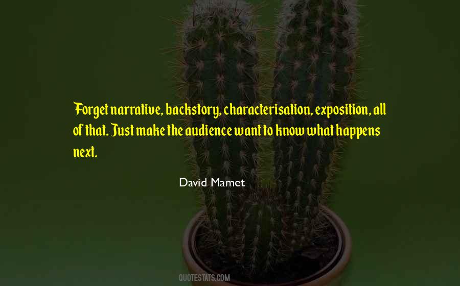 Quotes About Characterisation #1483334