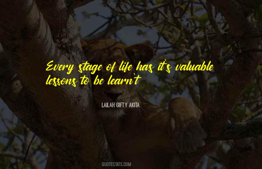 Lesson To Learn In Life Quotes #1068660