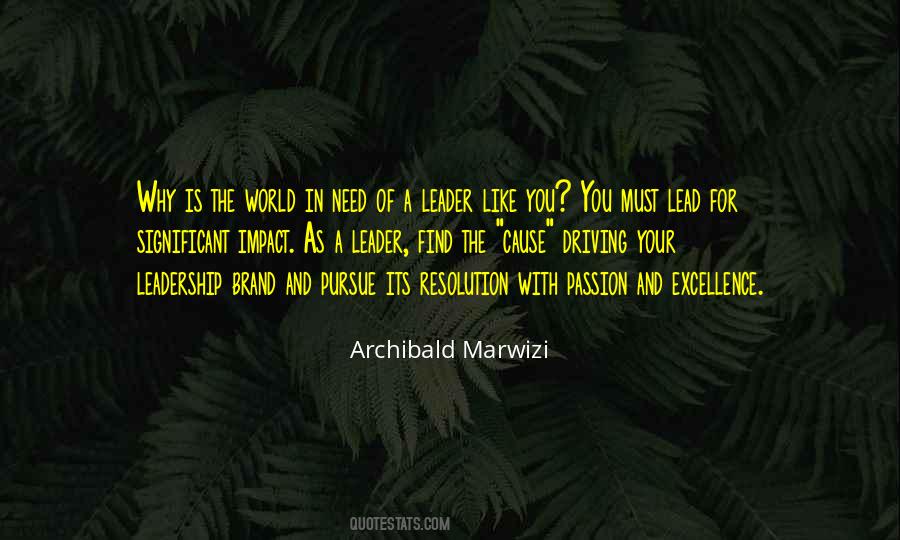 Quotes About Excellence In Leadership #1125122