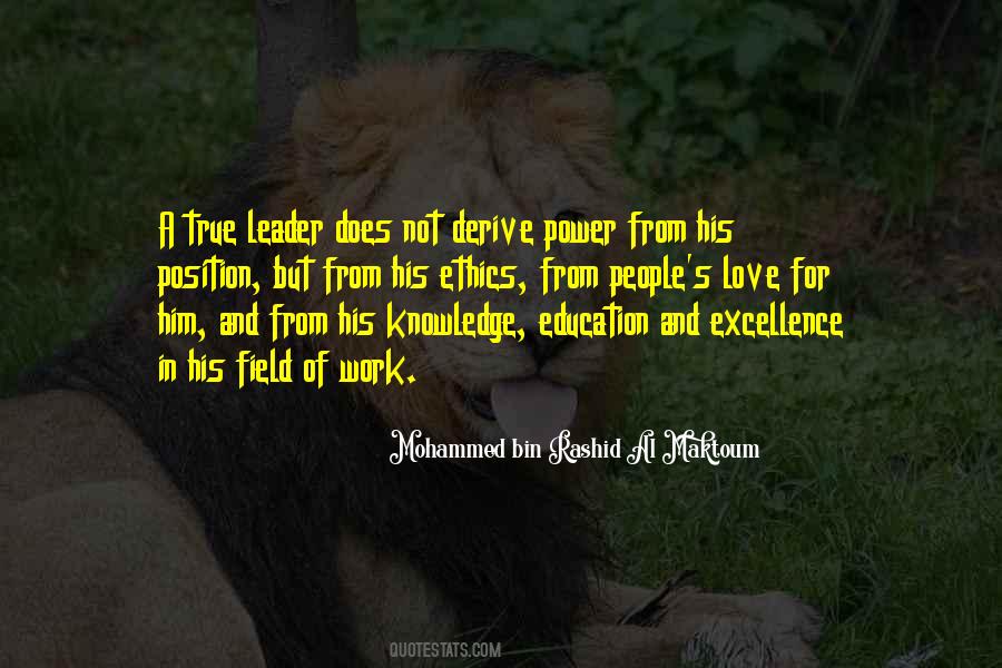 Quotes About Excellence In Leadership #1559248
