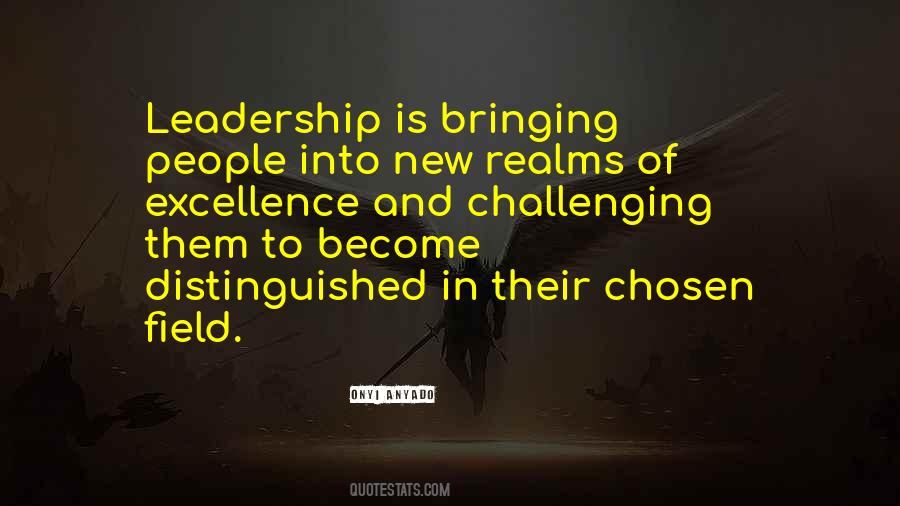 Quotes About Excellence In Leadership #795924