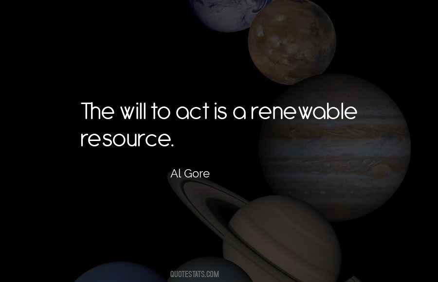 Renewable Resource Quotes #1103016