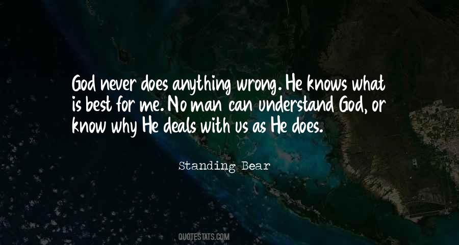 Quotes About God Knows Best #874595