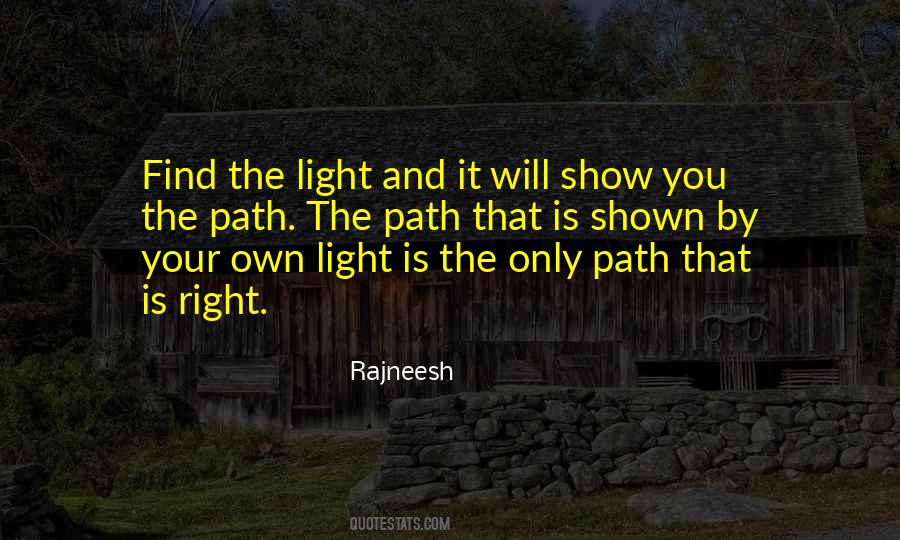 Own Light Quotes #1794037
