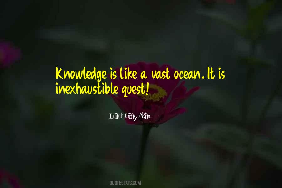 Quotes About Quest For Knowledge #593567