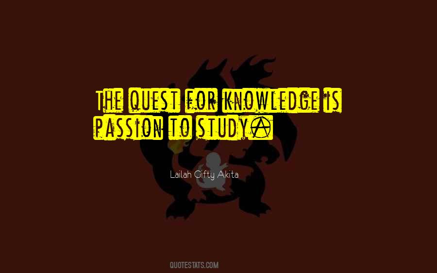 Quotes About Quest For Knowledge #979733