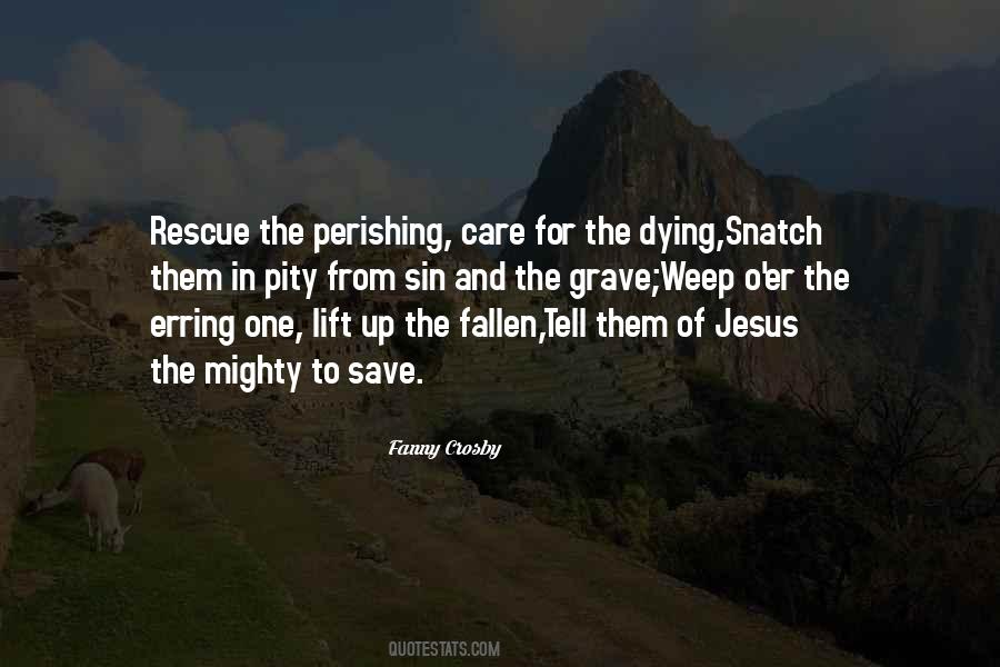 Quotes About Perishing #1674020