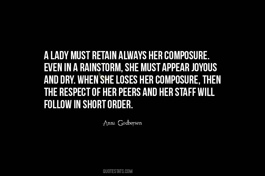 Quotes About Composure #1129351