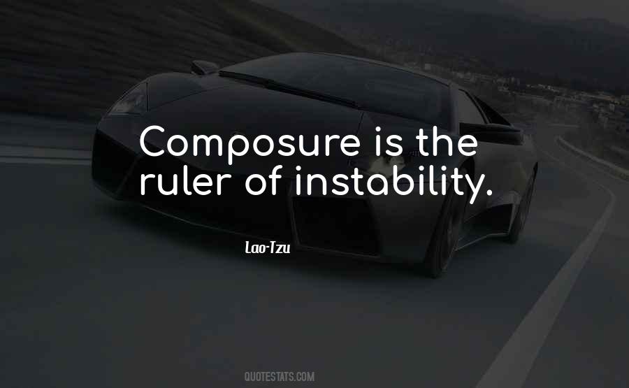 Quotes About Composure #1467543