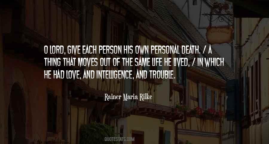 Rainer Maria Rilke Love Quotes #1191187