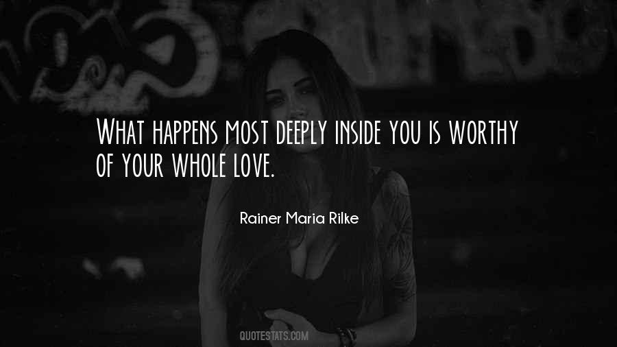 Rainer Maria Rilke Love Quotes #150529