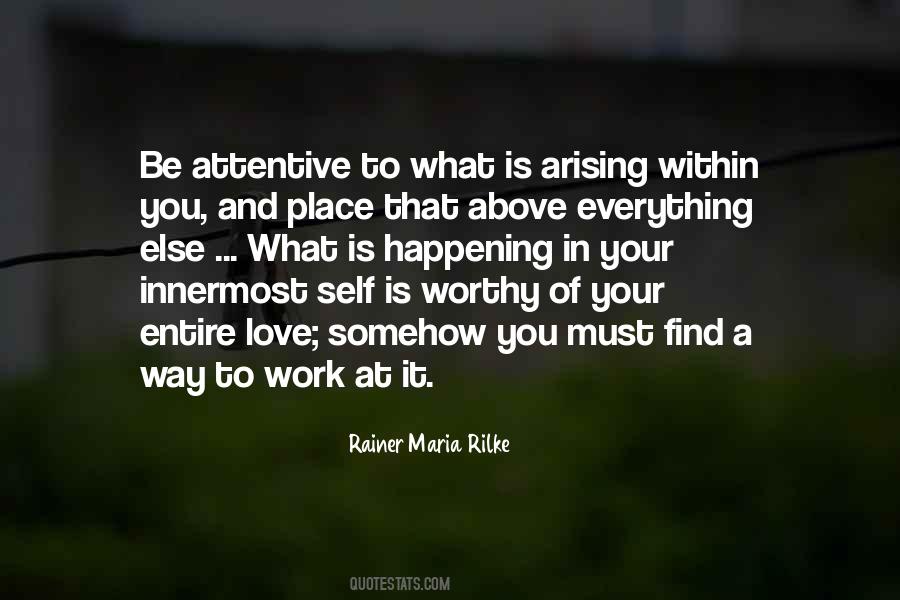 Rainer Maria Rilke Love Quotes #309399