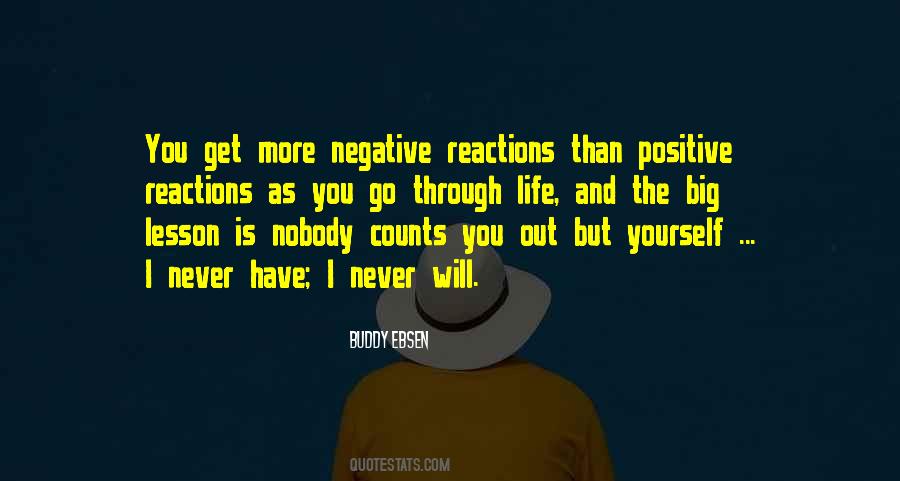 Quotes About Negative #1651605