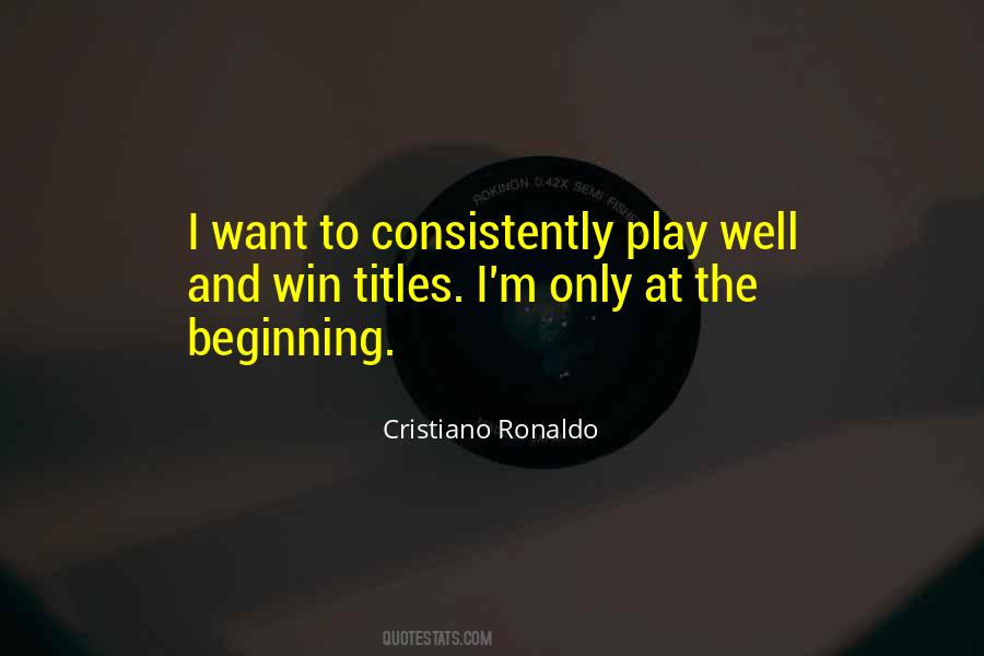 Quotes About Cristiano #32555
