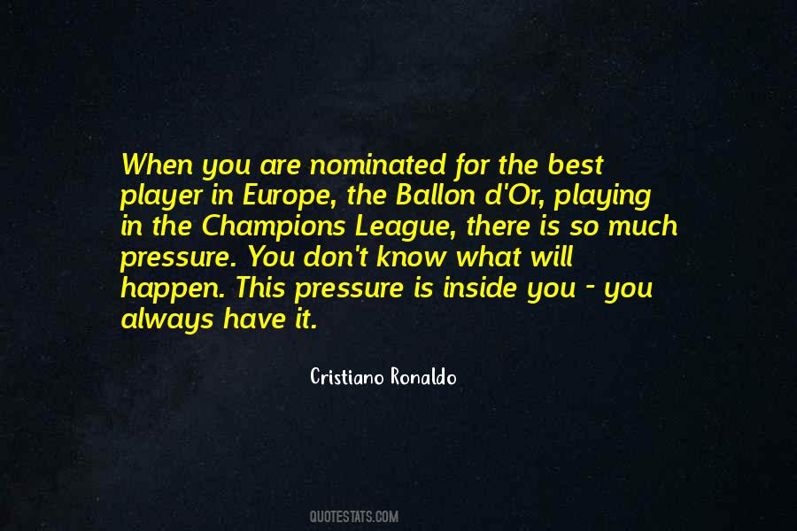 Quotes About Cristiano #688431