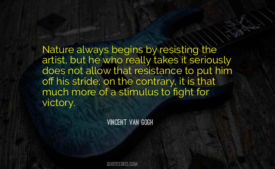 Fight From Victory Quotes #18438