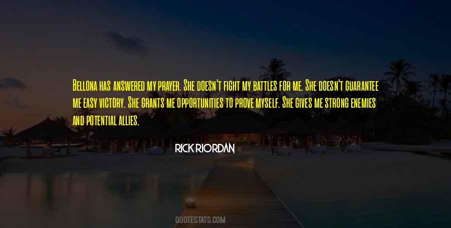 Fight From Victory Quotes #557036