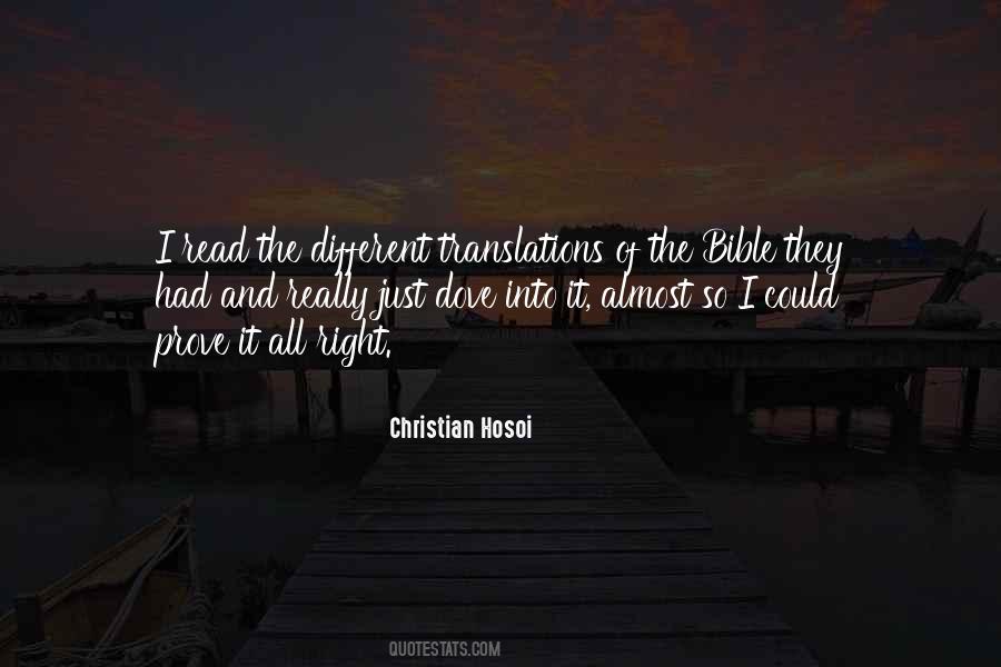 Translations Of The Bible Quotes #812667
