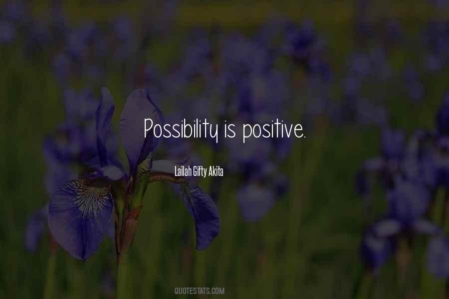 Quotes About Possibility Thinking #1716907