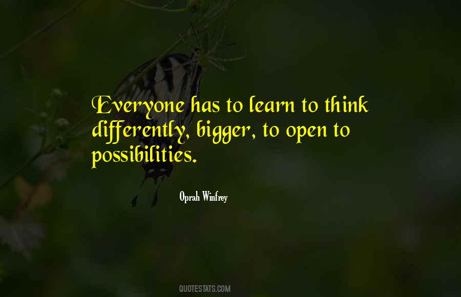Quotes About Possibility Thinking #952886