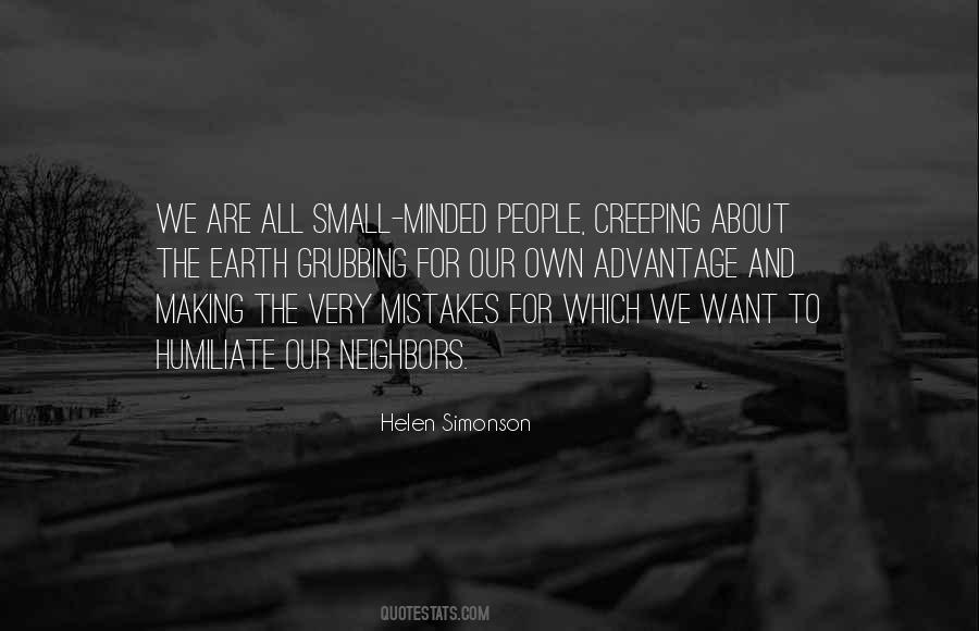 Quotes About Small Minded #553233