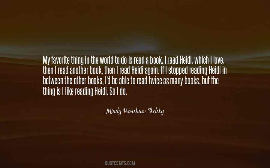 Quotes About My Favorite Book #909106