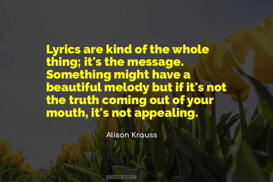 Quotes About Beautiful Lyrics #1088824