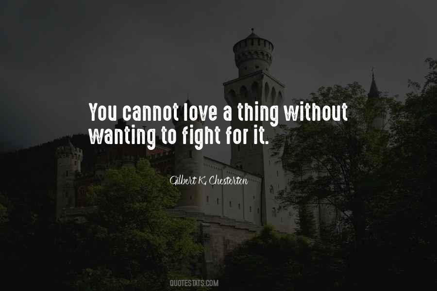 Quotes About Fighting For Love #541336