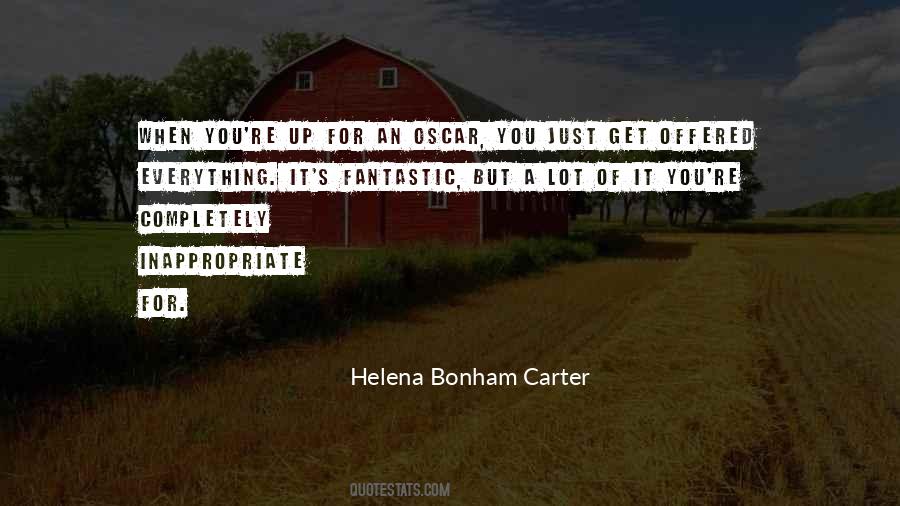 Bonham Carter Quotes #1376187