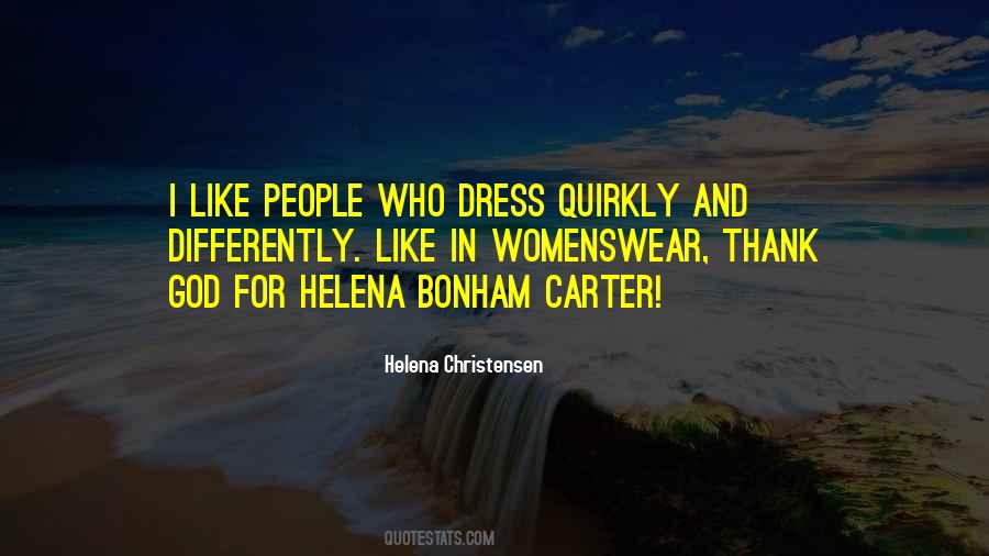 Bonham Carter Quotes #98088