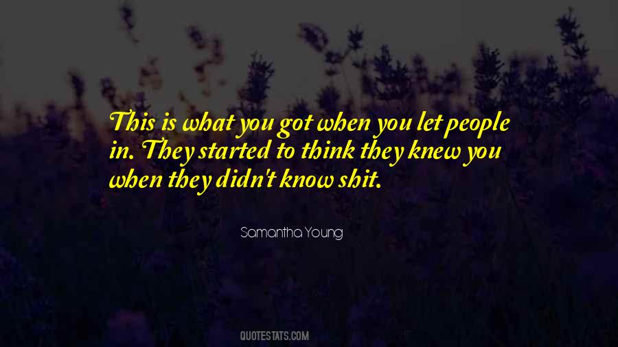 Let People In Quotes #675592